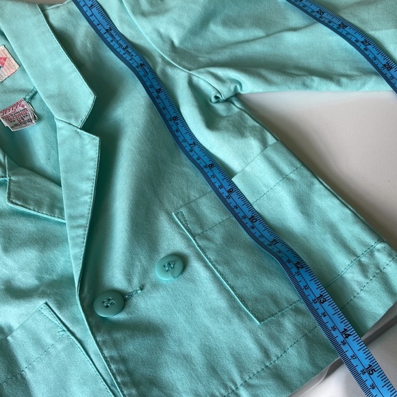 Jet Set true vintage 80s oversized blazer jacket size 2T - Picture 9 of 10